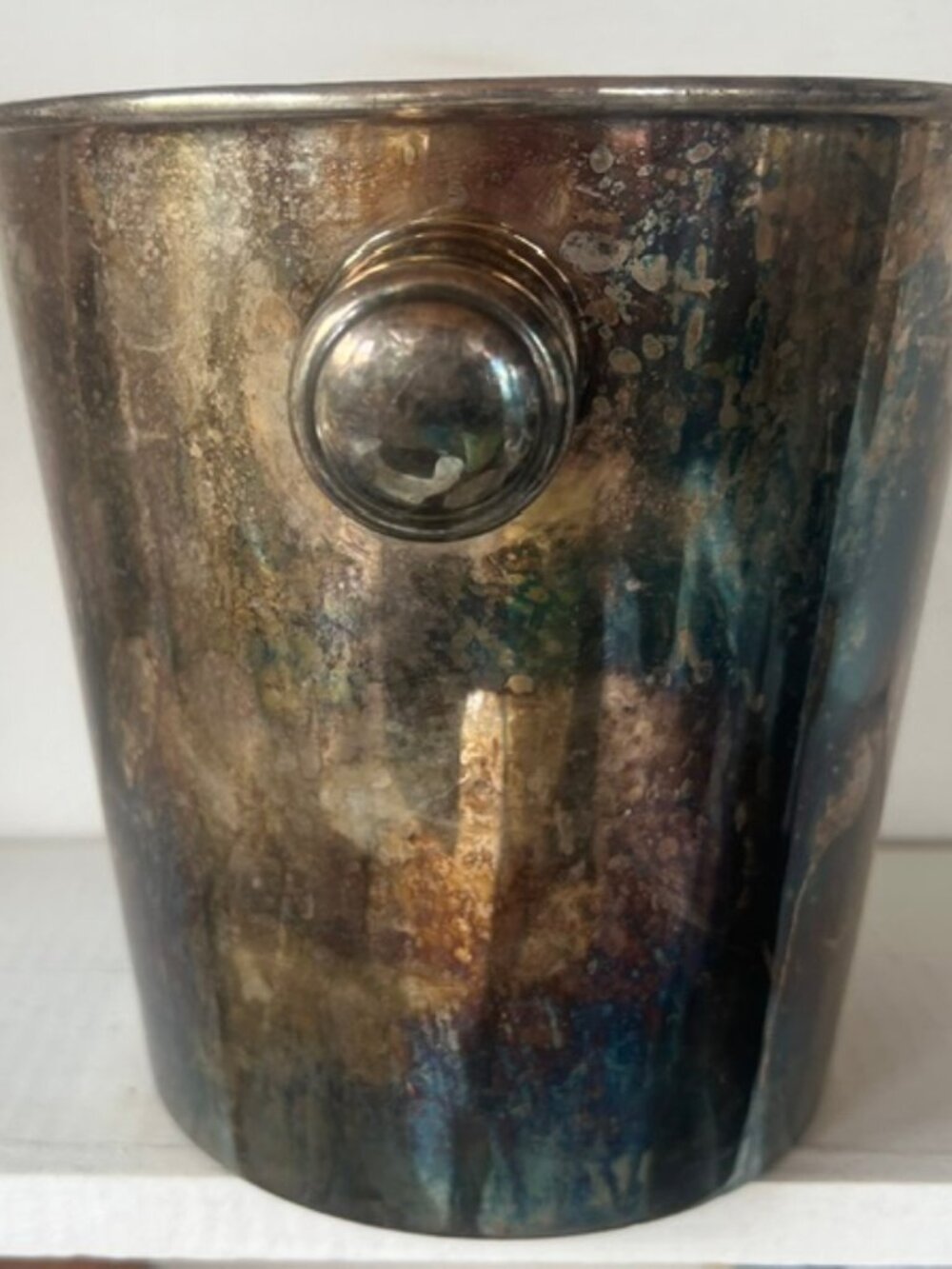 Vintage Silver Plate Champagne / Wine Cooler Ice Bucket